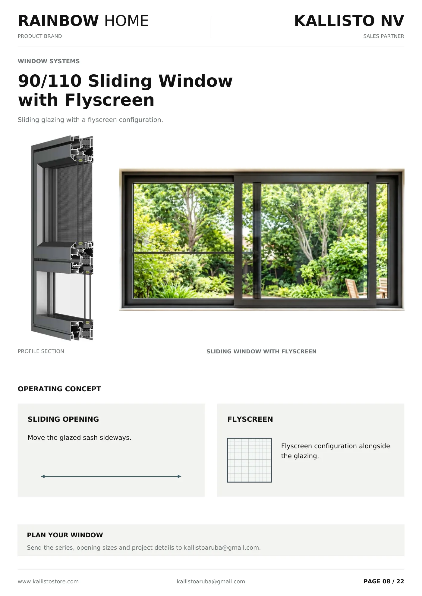 Aluminum Windows & Doors brochure, page 8 of 22