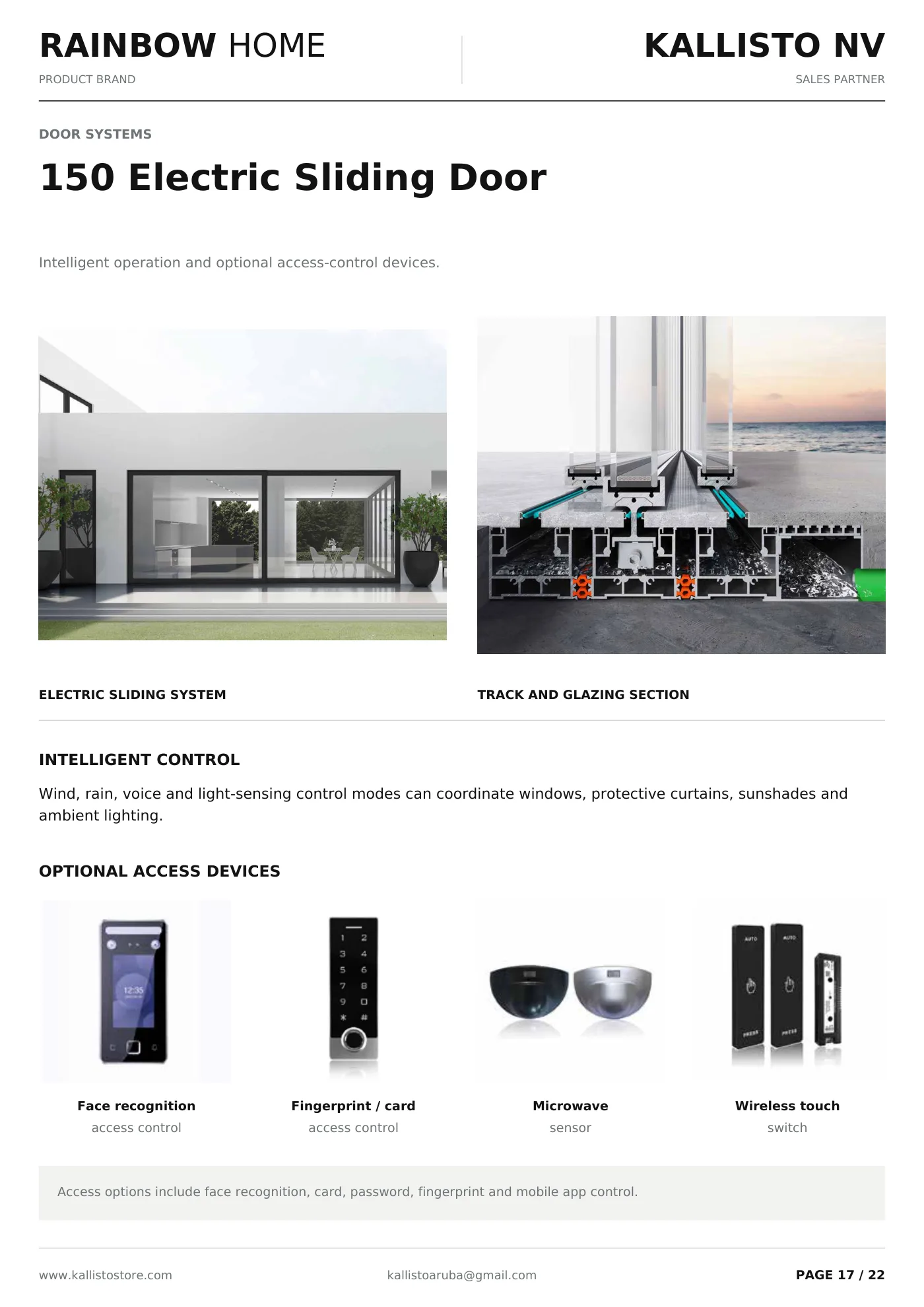 Aluminum Windows & Doors brochure, page 17 of 22